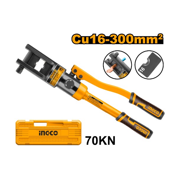 Hydraulic crimping tool 16-300mm2 70kN - P1C2 | HHCT01240 Ingco - Ghana