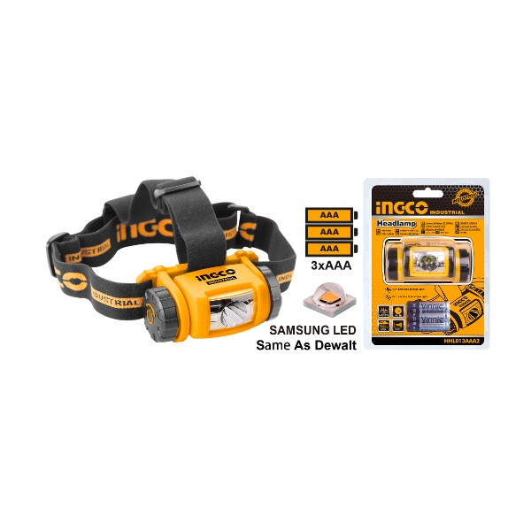 HeadLamp HHL013AAA2 Ingco - Ghana