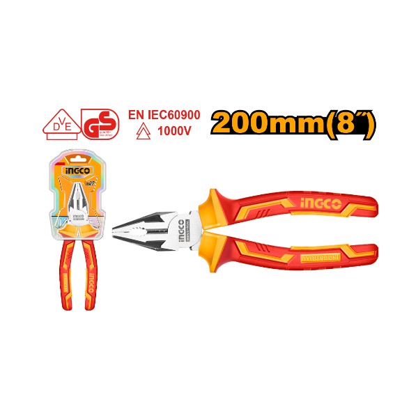 Insulated combination pliers 8" - P6C36 | HICP28208 Ingco - Ghana
