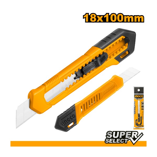 Snap-off blade knife 18x100mm - P50C300 | HKNS16001 Ingco - Ghana