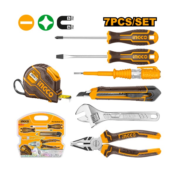7Pcs Handtools Set HKTH10807 Ingco - Ghana