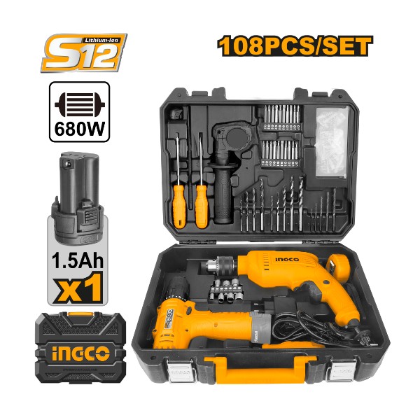 108PCS Tools SET HKTHP11081 Ingco - Ghana
