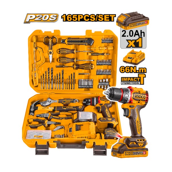 165 Pcs Tools set HKTHP11651 Ingco - Ghana