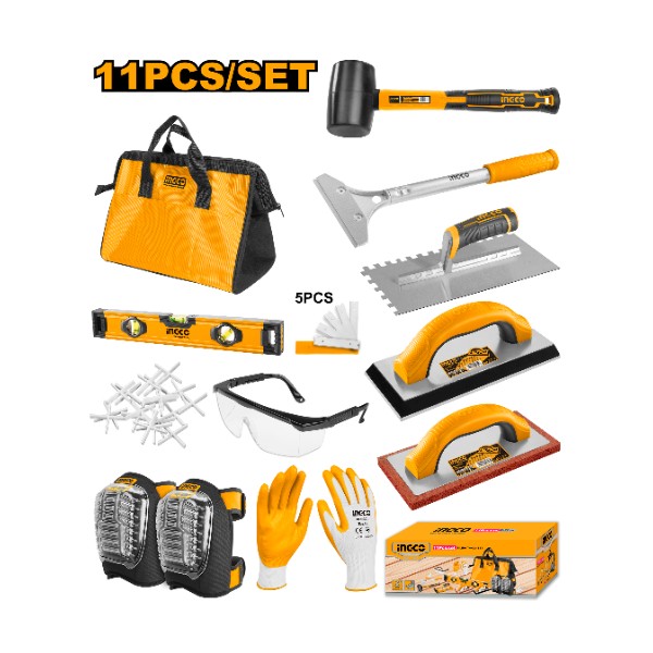 Tiling tools set HKTTS1108 Ingco - Ghana