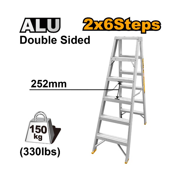 Double Side Ladder HLAD01061 Ingco - Ghana