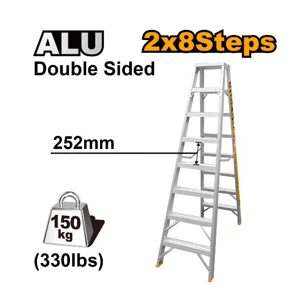 Double Side Ladder HLAD01081 Ingco - Ghana