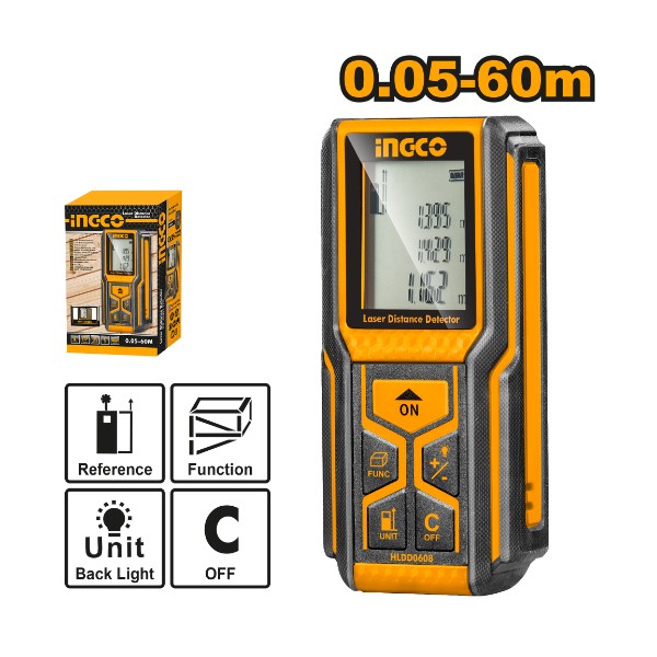 Laser Distance Detector HLDD0608 Ingco - Ghana