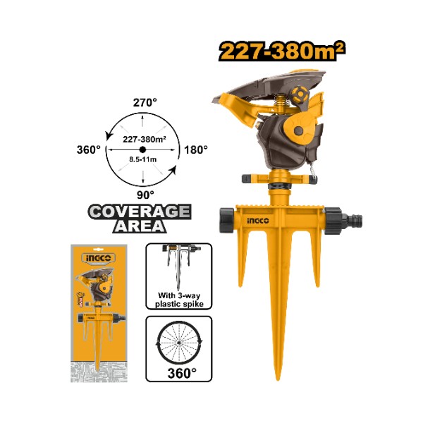 Plastic auto gear sprinkler 0.75" - P1C12 | HPS13601 Ingco - Ghana