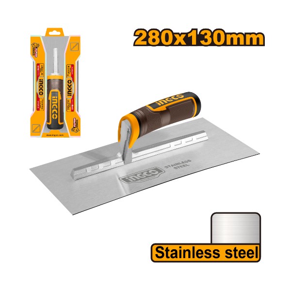 Plastering trowel 280x130mm rubber handle - C40 | HPT28138 Ingco - Ghana