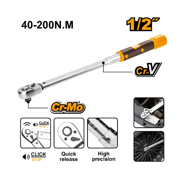Torque Wrench HPTW200N1 Ingco - Ghana