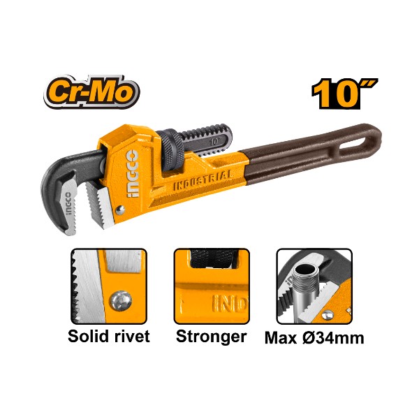Pipe wrench 10" | HPW0810 Ingco - Ghana