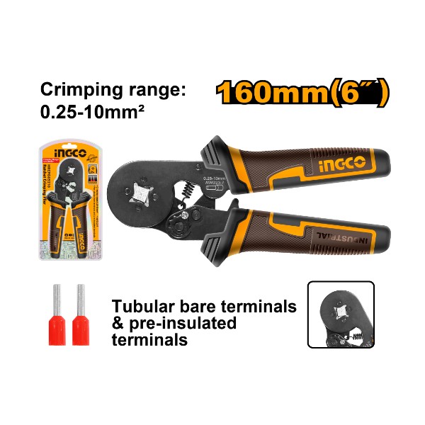 Ratchet crimping plier HRCPG05210 Ingco - Ghana
