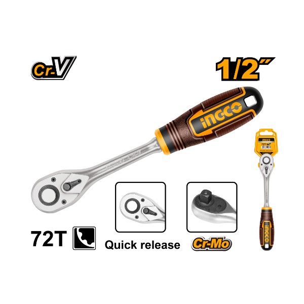 1/2"-Ratchet Wrench HRTH0812 Ingco - Ghana