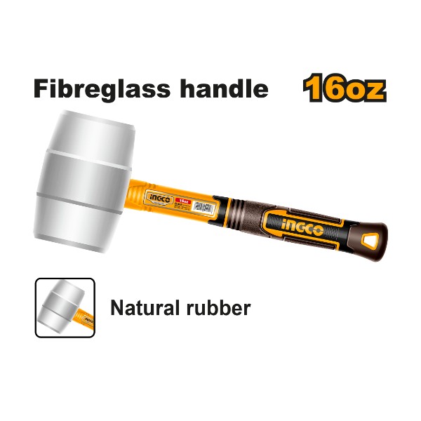Rubber hammer HRUH8916 Ingco - Ghana