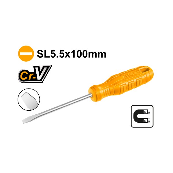 Slotted Screwdriver HS585100 Ingco - Ghana