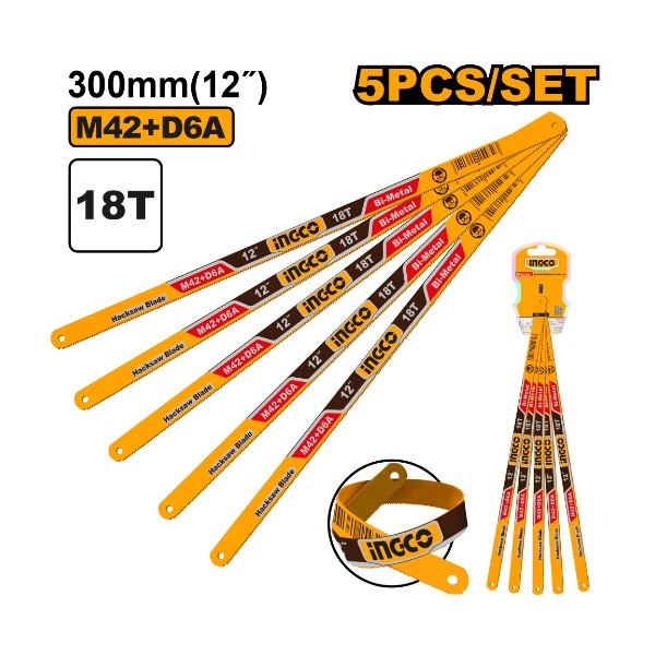 Bi-Metal hacksaw blade set HSBKT12185 Ingco - Ghana