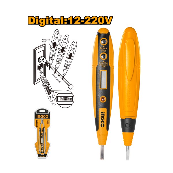 Test pencil Digital 12- 220v - C96 | HSDT2201 Ingco - Ghana