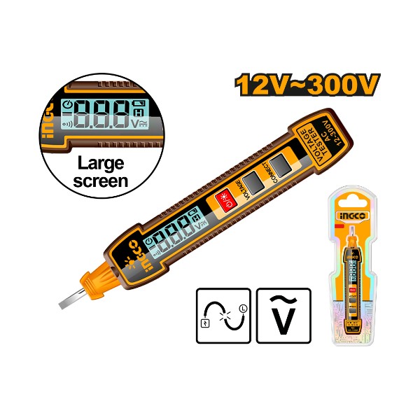 Test pencil 12-300V - P20C40 | HSDT33001 Ingco - Ghana