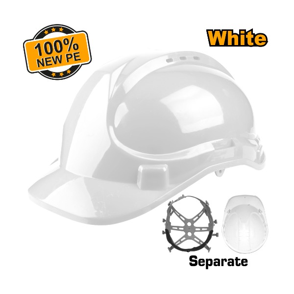Safety helmet - white - C20 | HSH209 Ingco - Ghana