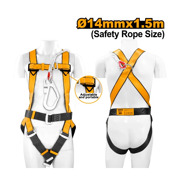 Safety harness HSH501415 Ingco - Ghana