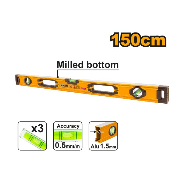 Spirit Level HSL08150 Ingco - Ghana