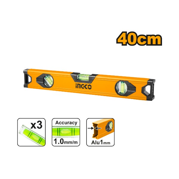 Spirit Level HSL18040 Ingco - Ghana