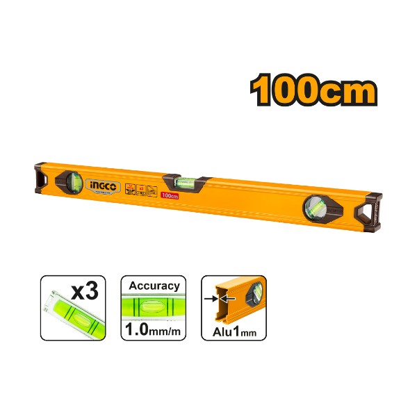 Spirit Level HSL18100 Ingco - Ghana