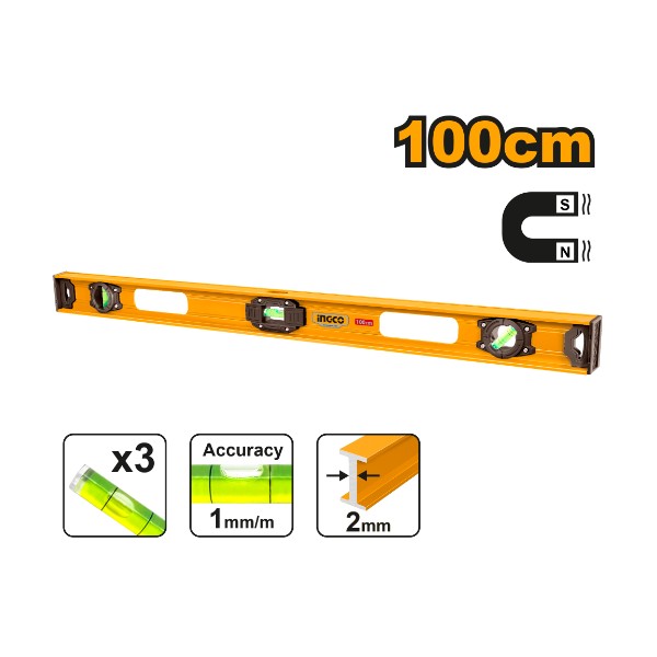 Spirit Level HSL28100 Ingco - Ghana