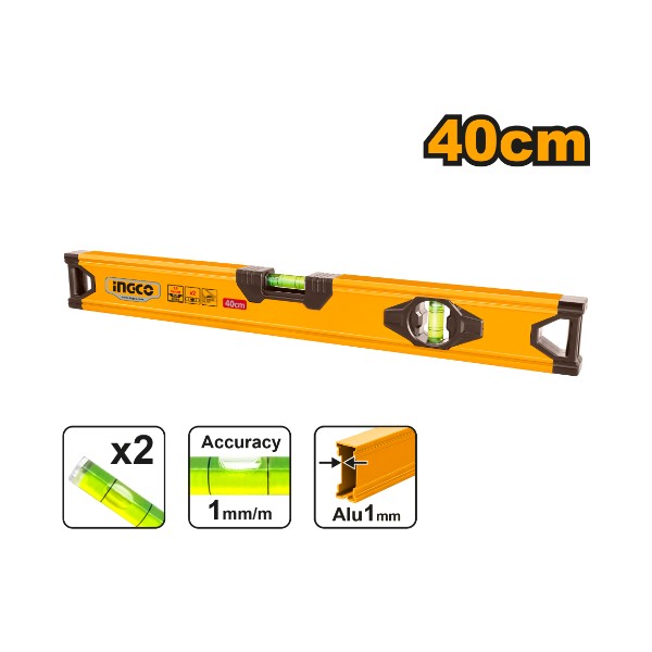 Spirit level 40cm - C40 | HSL58040 Ingco - Ghana