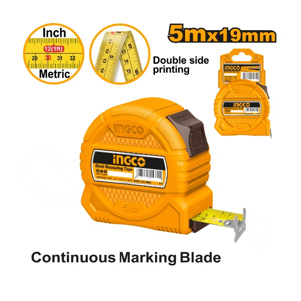 Steel Measuring Tape HSMT39519 Ingco - Ghana