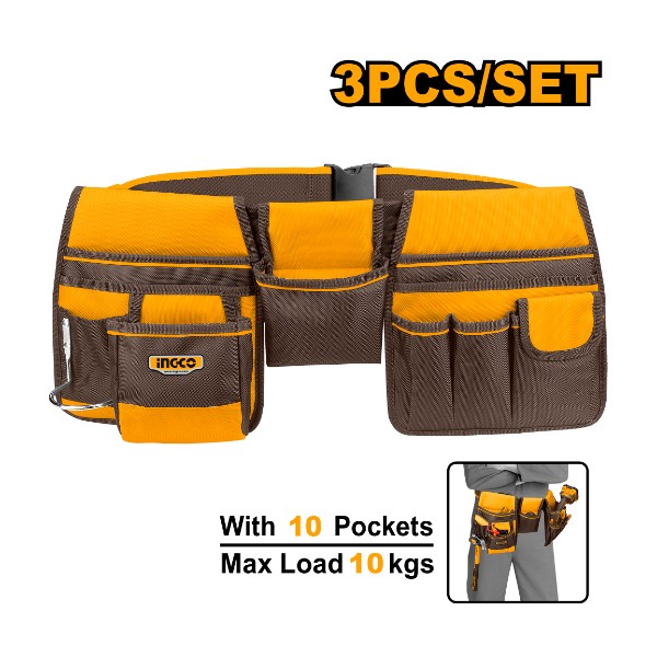 Tools bag 3pcs | HTBP020328 Ingco - Ghana