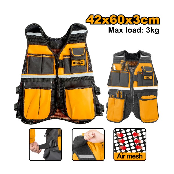 Tools Vest HTVT0901 Ingco - Ghana