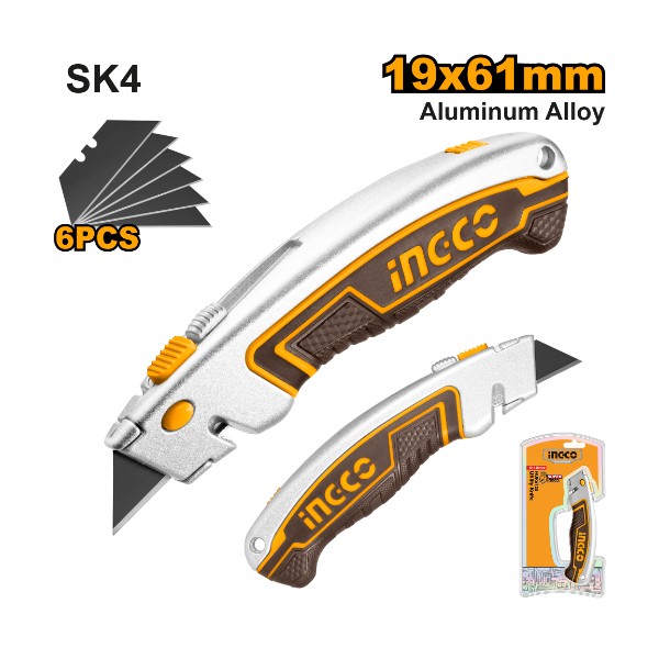 Utility Knife HUK6128 Ingco - Ghana