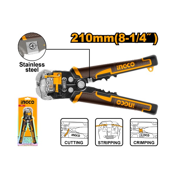 Automatic wire stripper HWSP102418 Ingco - Ghana