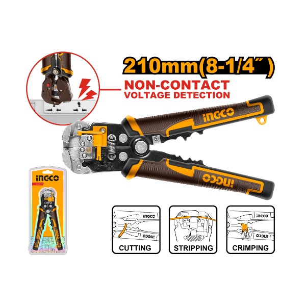 Intelligent Voltage-Detecting Stripper HWSP102429 Ingco - Ghana