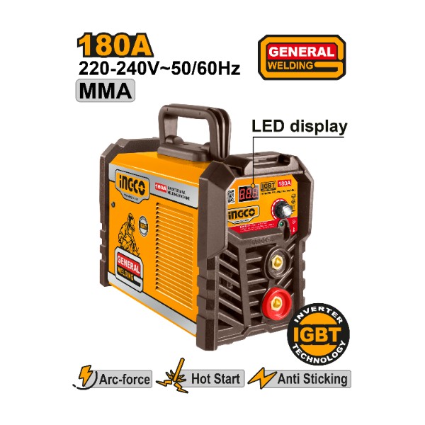 Inverter MMA welding machine | ING-MMA18028 Ingco - Ghana