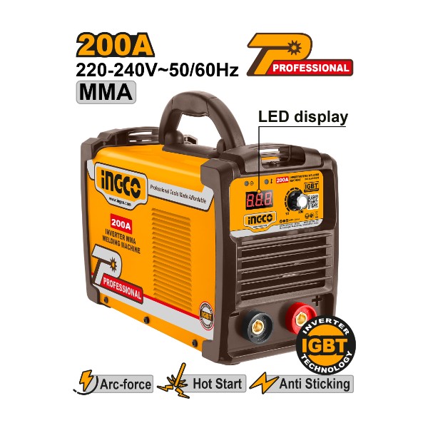 Inverter MMA Welding Machine ING-MMA20038 Ingco - Ghana