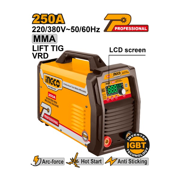 Inverter MMA/TIG Lift welding machine | ING-MMA25079 Ingco - Ghana