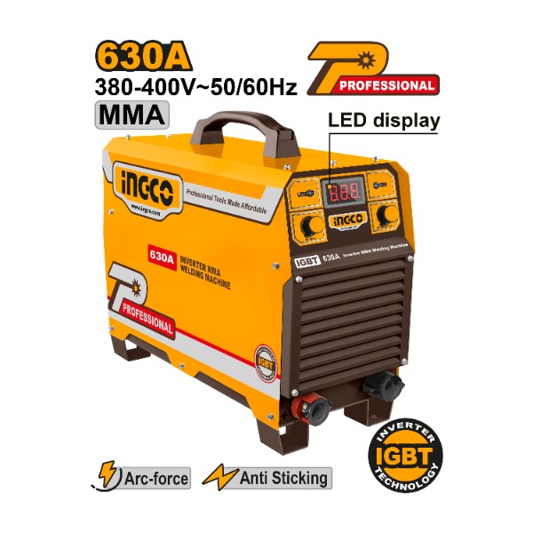 Inverter MMA Welding Machine ING-MMA6308 Ingco - Ghana