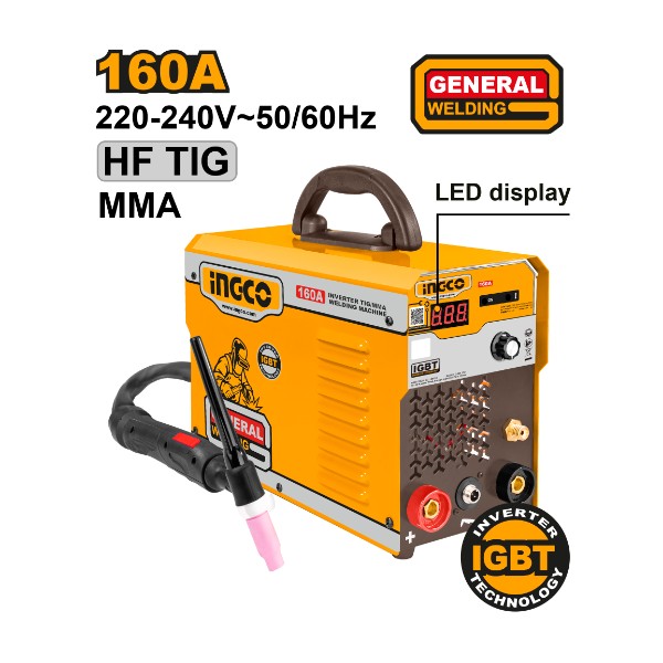 Inverter TIG/MMA welding machine | ING-TIG1601 Ingco - Ghana