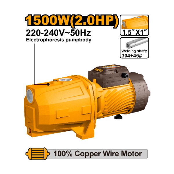 Jet Water Pump 2HP - P1C1 | JP150068 Ingco - Ghana