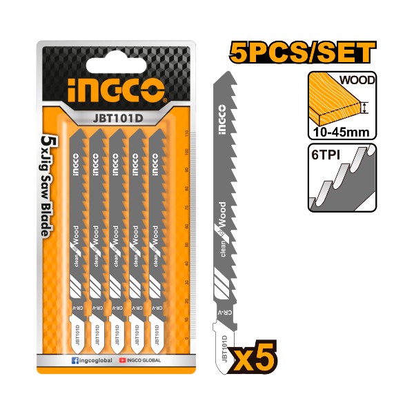 Jig saw blade for wood | JSBT101D Ingco - Ghana