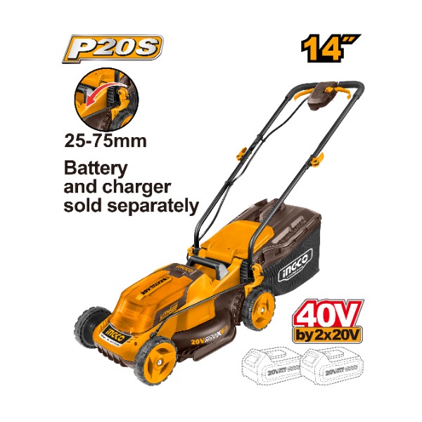 Lithium-Ion Lawn Mower LMLI2014 Ingco - Ghana