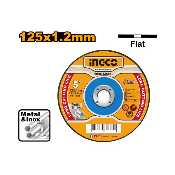 Abrasive Metal Cutting Disc MCD121251 Ingco - Ghana