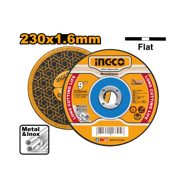 Abrasive Metal Cutting Disc MCD162301 Ingco - Ghana