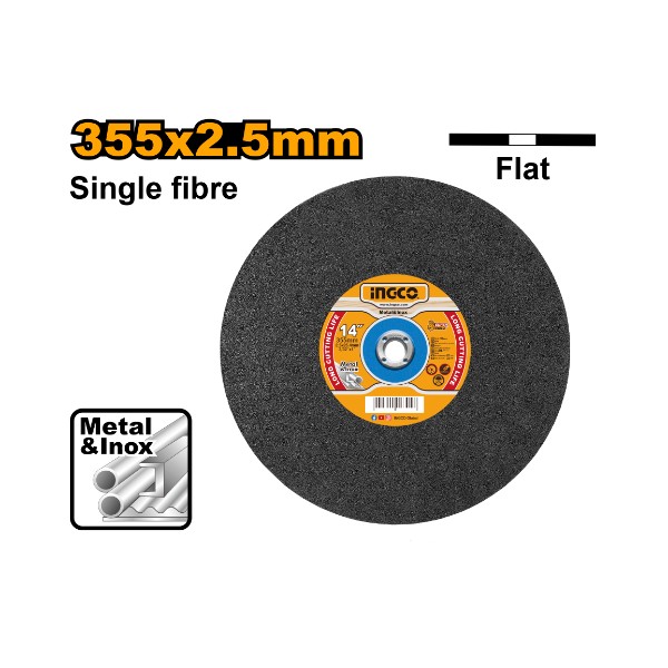 Abrasive metal cutting disc 14" - C25 | MCD253551 Ingco - Ghana