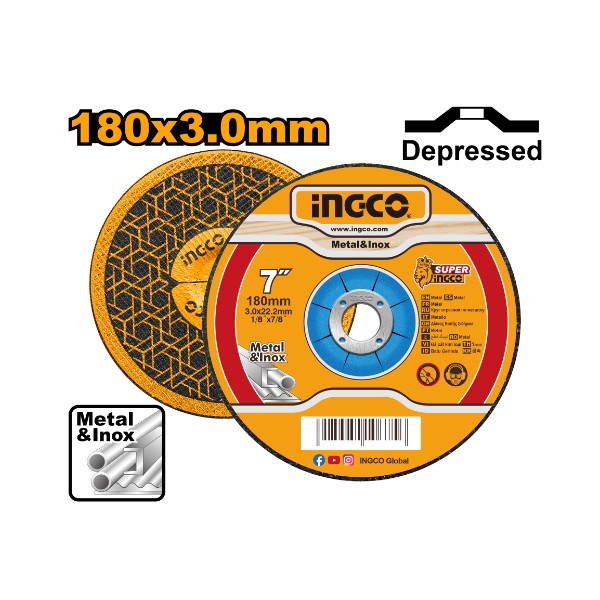 Abrasive Metal Cutting Disc MCD301801 Ingco - Ghana