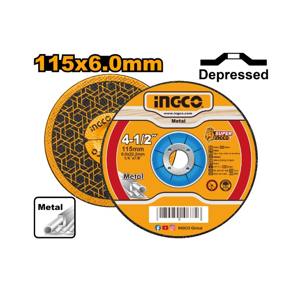 Abrasive Metal Cutting Disc MGD601151 Ingco - Ghana