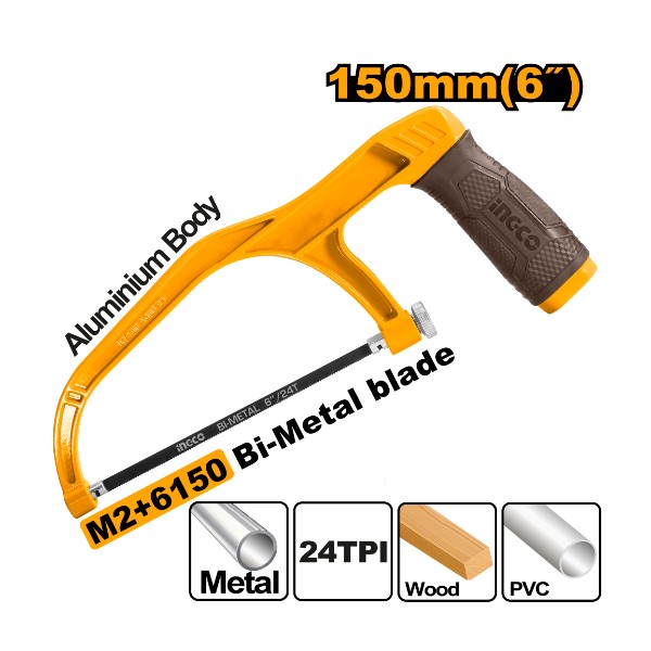 Mini Hacksaw Frame MHHF1503 Ingco - Ghana