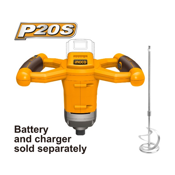 Cordless mixer 20V - P1C4 | MXLI2001 Ingco - Ghana